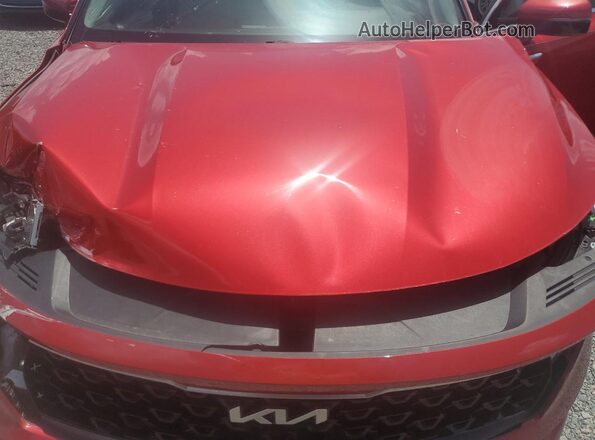 KNDRHDLG9N5096981 2022 KIA SORENTO Red Widok komory silnika