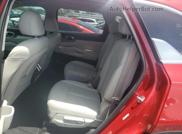 KNDRHDLG9N5096981 2022 KIA SORENTO Red Widok wnętrza z tyłu