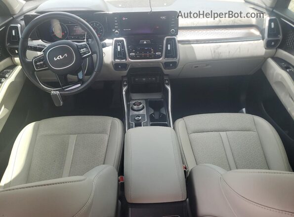 KNDRHDLG9N5096981 2022 KIA SORENTO Red Widok deski rozdzielczej