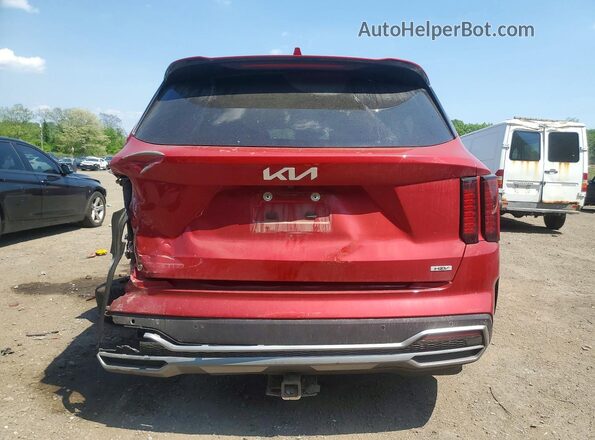 KNDRHDLG9P5170077 2023 KIA SORENTO Red Вид ззаду