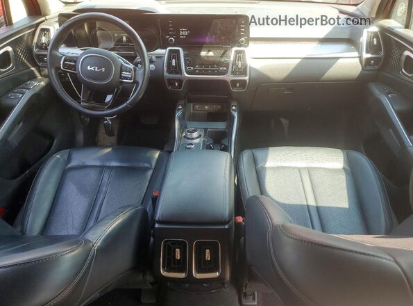KNDRHDLG9P5170077 2023 KIA SORENTO Red Вид панелі приладів