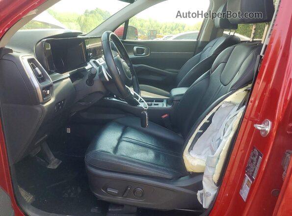 KNDRHDLG9P5170077 2023 KIA SORENTO Red Вид салону спереду