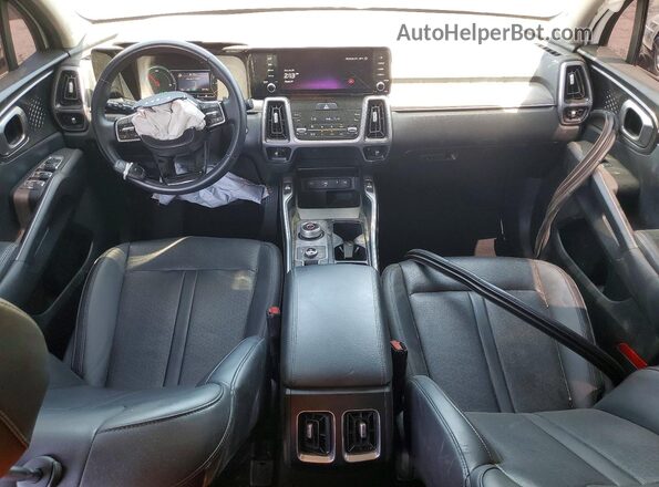 KNDRHDLGXR5259790 2024 KIA SORENTO White Вид панелі приладів