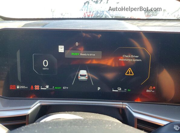 KNDRKDJG7T5493476 2026 KIA SORENTO Gray Widok zestawu wskaźników