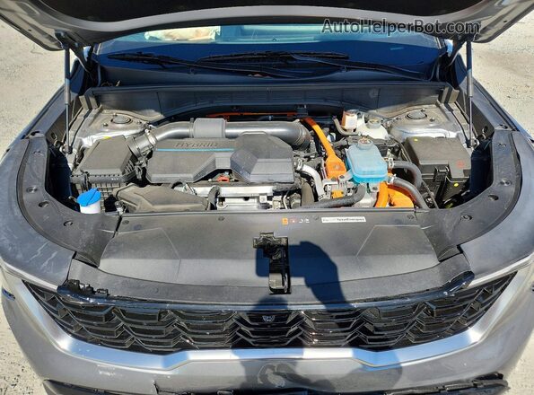 KNDRMDJHXS5389193 2025 KIA SORENTO Silver Vista del compartimento del motor