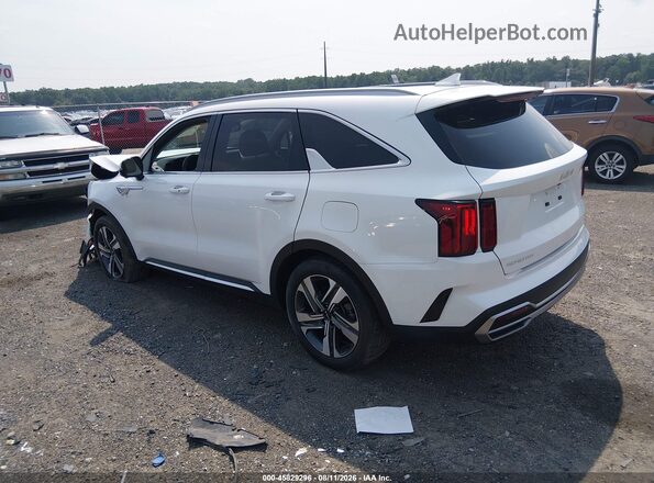 KNDRMDLG3P5139242 2023 KIA SORENTO HYBRID White Задня ліва чверть