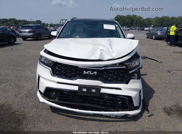 KNDRMDLG3P5139242 2023 KIA SORENTO HYBRID White Вид щитка приладів