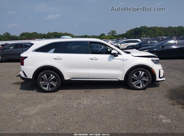 KNDRMDLG3P5139242 2023 KIA SORENTO HYBRID White Вид задньої частини салону