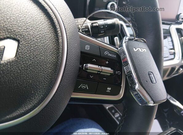 KNDRMDLG3P5139242 2023 KIA SORENTO HYBRID White Вид панелі приладів