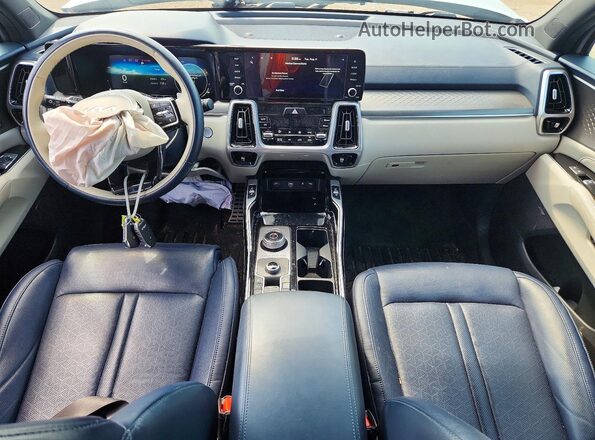 KNDRMDLH4N5066260 2022 KIA SORENTO Silver წინა პანელის ხედი