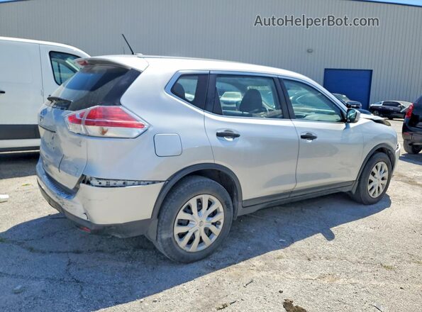 KNMAT2MT0GP612065 2016 NISSAN ROGUE Silver Задня права чверть