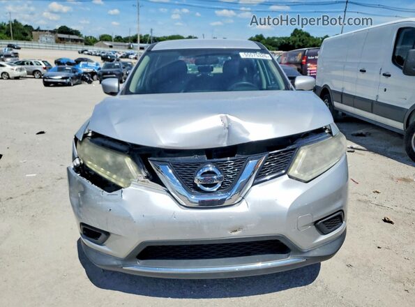 KNMAT2MT0GP612065 2016 NISSAN ROGUE Silver Вид спереду