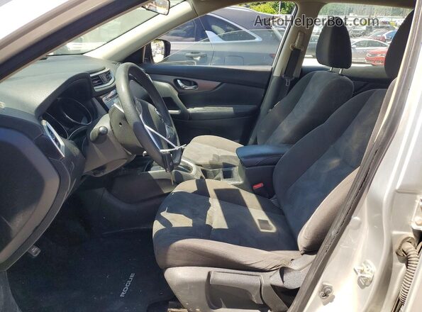 KNMAT2MT0GP612065 2016 NISSAN ROGUE Silver Вид салону спереду