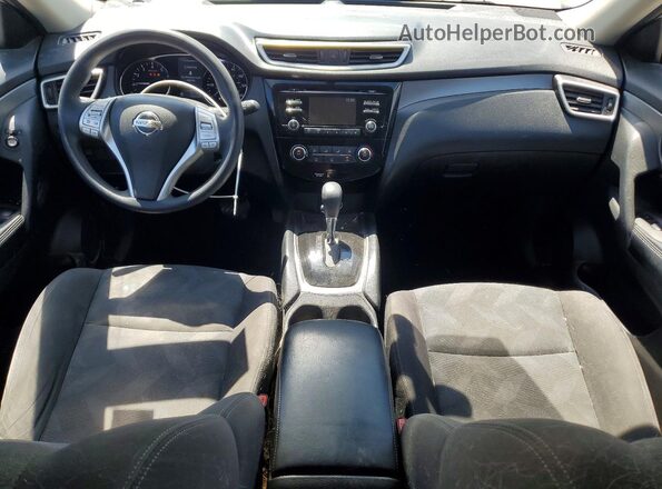 KNMAT2MT0GP612065 2016 NISSAN ROGUE Silver Вид панелі приладів