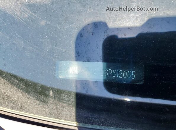 KNMAT2MT0GP612065 2016 NISSAN ROGUE Silver Вид наклейки з VIN-кодом