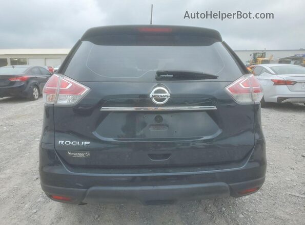 KNMAT2MT0GP617380 2016 NISSAN ROGUE Charcoal Вид ззаду