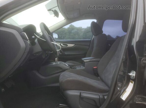 KNMAT2MT0GP617380 2016 NISSAN ROGUE Charcoal Вид салону спереду