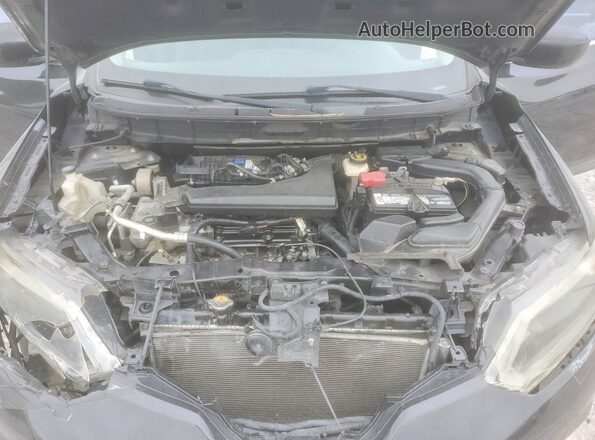 KNMAT2MT0GP617380 2016 NISSAN ROGUE Charcoal Вид підкапотного простору