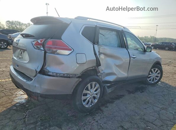 KNMAT2MT0GP637855 2016 NISSAN ROGUE Серебряный Задняя правая четверть