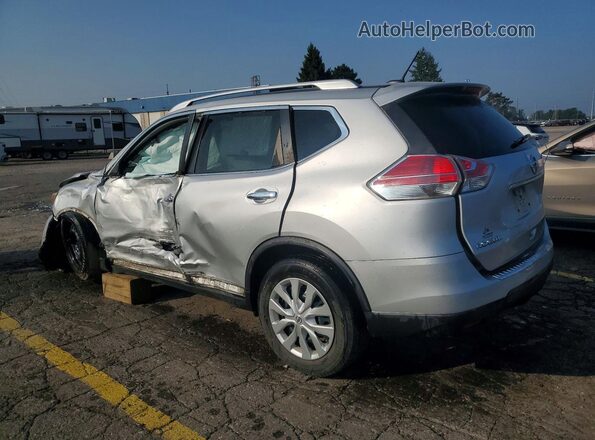 KNMAT2MT0GP637855 2016 NISSAN ROGUE Серебряный Задняя левая четверть