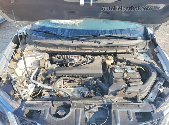 KNMAT2MT0GP637855 2016 NISSAN ROGUE Серебряный Вид подкапотного пространства