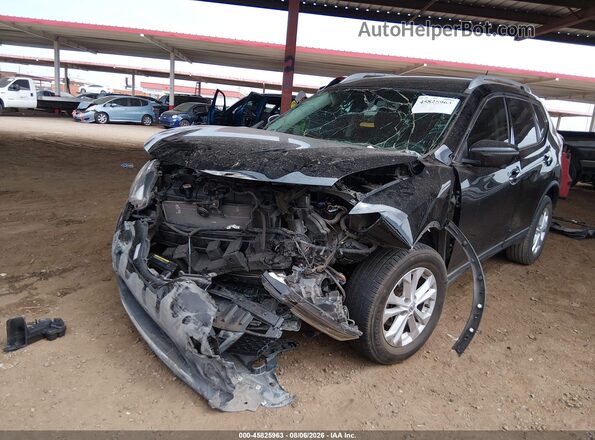 KNMAT2MT0GP667471 2016 NISSAN ROGUE Black Դիմացի տեսք