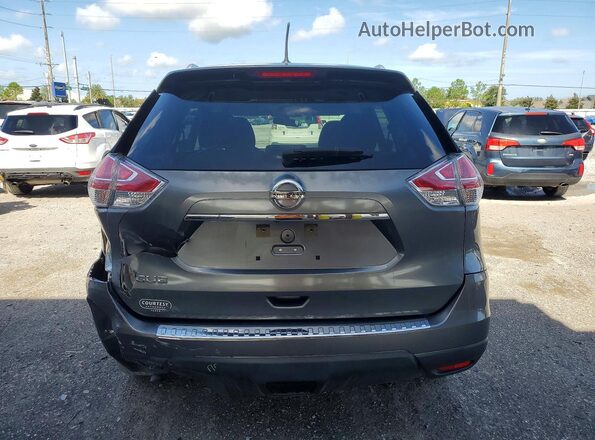 KNMAT2MT0GP676266 2016 NISSAN ROGUE Серый Вид сзади
