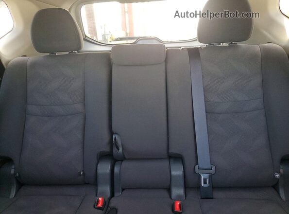 KNMAT2MT0GP676266 2016 NISSAN ROGUE Серый Вид задних сидений