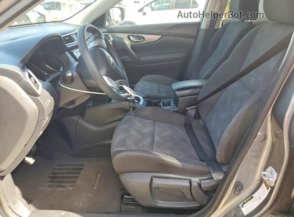 KNMAT2MT0GP676266 2016 NISSAN ROGUE Серый Вид салона спереди