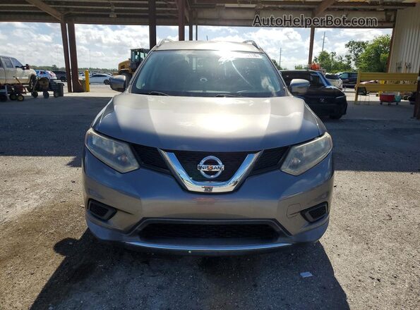 KNMAT2MT0GP676266 2016 NISSAN ROGUE Серый Вид спереди