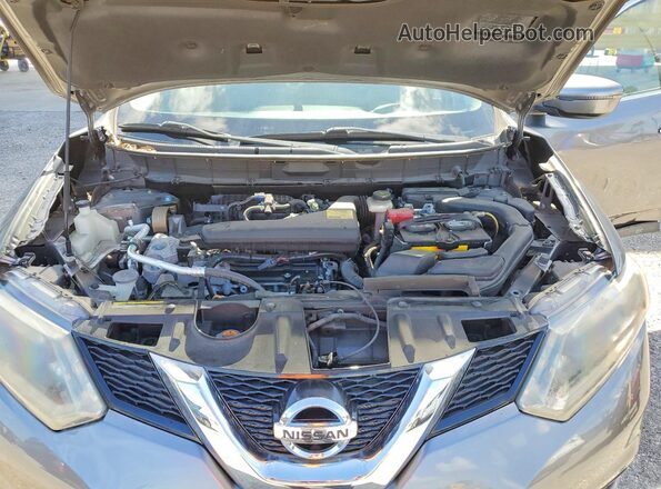 KNMAT2MT0GP676266 2016 NISSAN ROGUE Серый Вид подкапотного пространства
