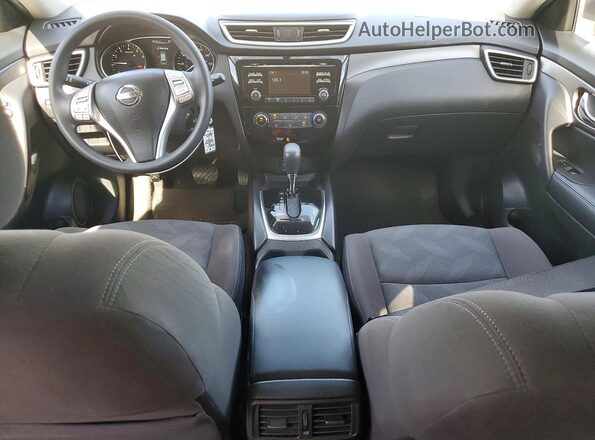 KNMAT2MT0GP676266 2016 NISSAN ROGUE Серый Вид панели приборов