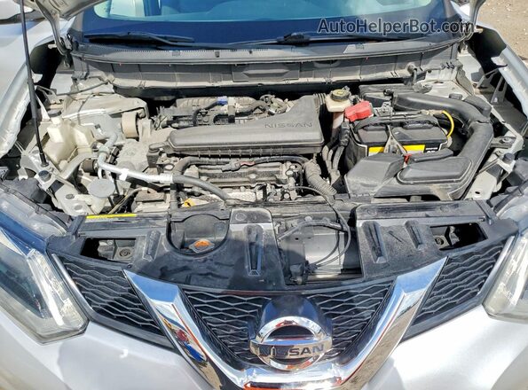 KNMAT2MT0GP704633 2016 NISSAN ROGUE Серебряный Вид подкапотного пространства