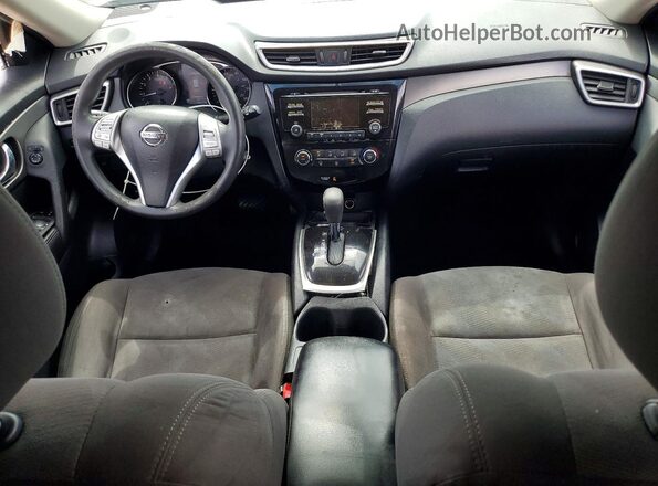 KNMAT2MT0GP704633 2016 NISSAN ROGUE Серебряный Вид панели приборов