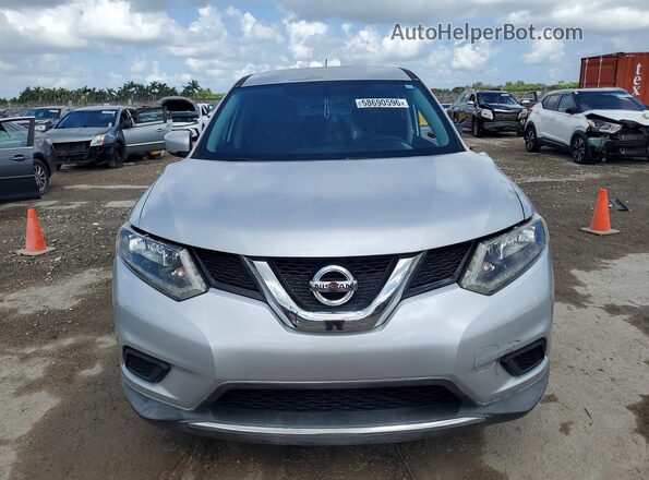 KNMAT2MT0GP704633 2016 NISSAN ROGUE Серебряный Вид спереди