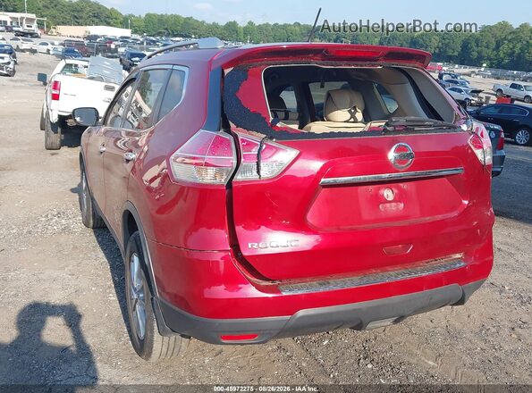 KNMAT2MT0GP724607 2016 NISSAN ROGUE Burgundy Դիմացի տեսք