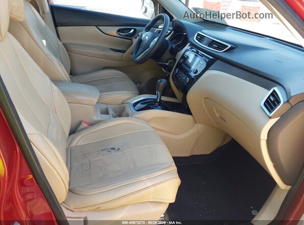 KNMAT2MT0GP724607 2016 NISSAN ROGUE Burgundy Սալոնի դիմացի տեսք