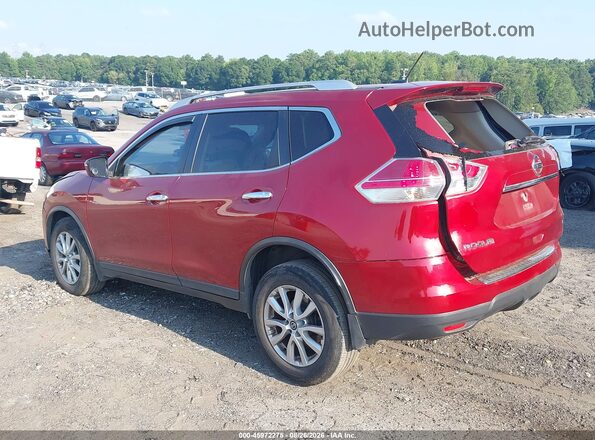 KNMAT2MT0GP724607 2016 NISSAN ROGUE Burgundy Սալոնի հետևի տեսք