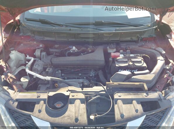 KNMAT2MT0GP724607 2016 NISSAN ROGUE Burgundy Հետևի տեսք