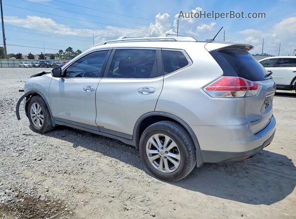 KNMAT2MT0GP726115 2016 NISSAN ROGUE Серебряный Задняя левая четверть