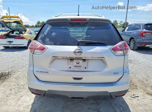 KNMAT2MT0GP726115 2016 NISSAN ROGUE Серебряный Вид сзади