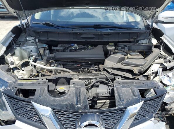 KNMAT2MT0GP726115 2016 NISSAN ROGUE Серебряный Вид подкапотного пространства