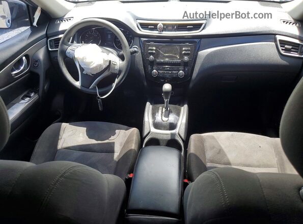 KNMAT2MT0GP726115 2016 NISSAN ROGUE Серебряный Вид панели приборов