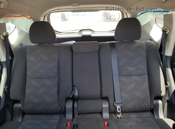 KNMAT2MT0GP726115 2016 NISSAN ROGUE Серебряный Вид задних сидений