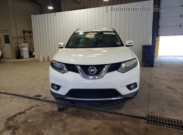KNMAT2MT0GP735848 2016 NISSAN ROGUE White Widok z przodu