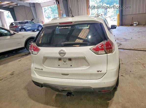 KNMAT2MT0GP735848 2016 NISSAN ROGUE White Widok z tyłu