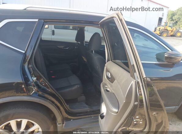 KNMAT2MT0HP521184 2017 NISSAN ROGUE Black Vista de la etiqueta del VIN