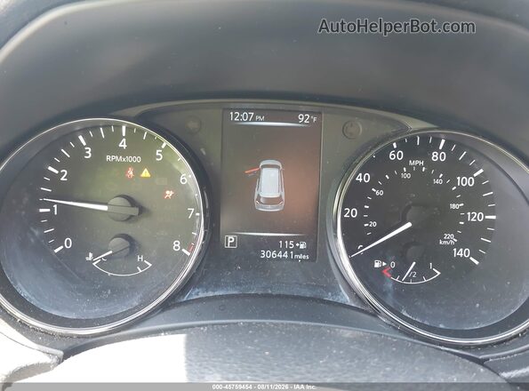 KNMAT2MT0HP521184 2017 NISSAN ROGUE Black Vista de los asientos traseros