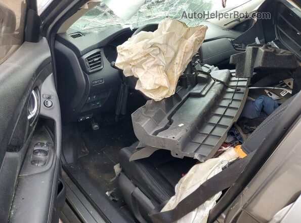 KNMAT2MT0HP588738 2017 NISSAN ROGUE Gray Вид панелі приладів