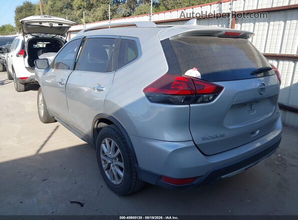 KNMAT2MT0HP619633 2017 NISSAN ROGUE Серебряный Задняя левая четверть